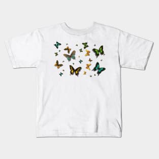 Beautiful Butterflies Butterfly Beauty Kids T-Shirt